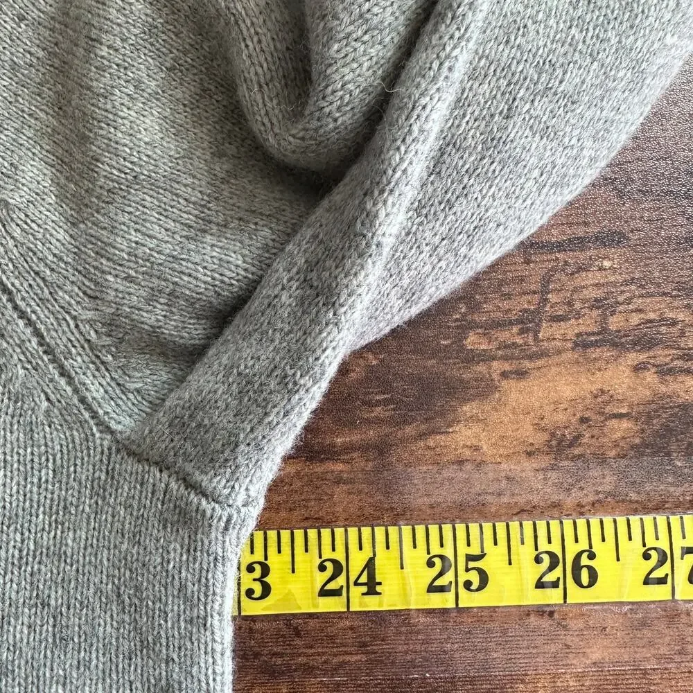 Quince Mens 100 Yak Wool Pullover Hoodie XL Warm Heather Grey Quiet Luxury